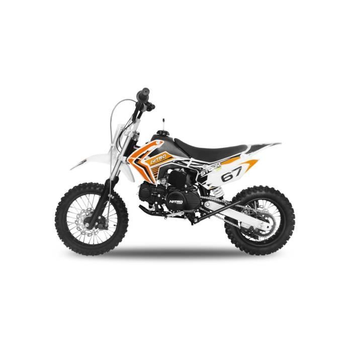 Dirt bike STORM 125cc - Orange Dirt bike Pit Mini Moto