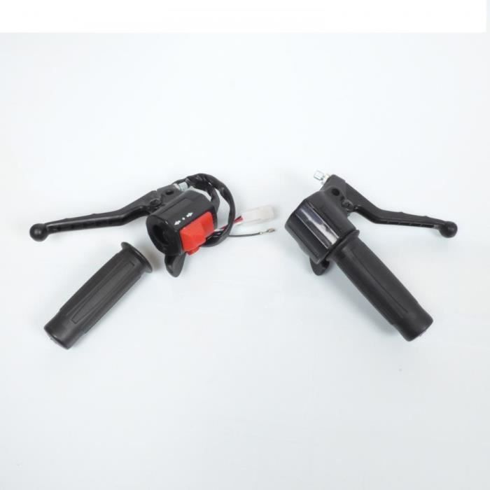 Paire de poignées complètes pour mobylette Peugeot 103 anciens modèles Neuf