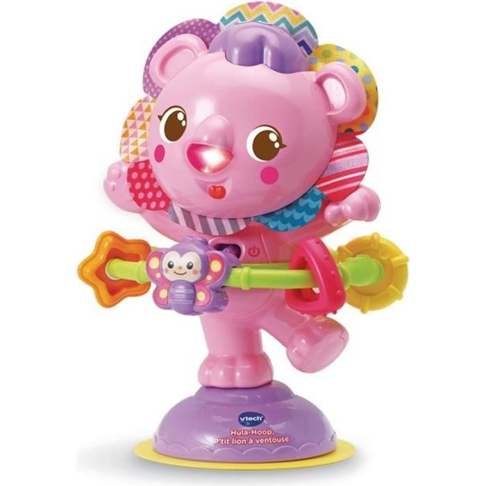 VTECH BABY - Hula-Hoop, P'tit Lion à Ventouse - Rose