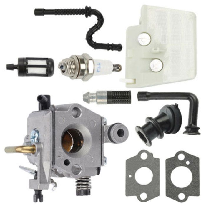 Kit Carburateur + Filtre à Air Pour Débroussailleuse STIHL FS75 FS80 FS85 KM80 KM85 - Remplacement Complet Avec Joints, Bougie