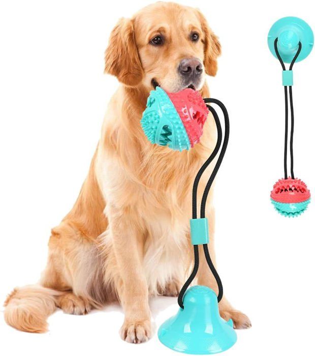 Comparer les prix de Jouets à Mâcher pour Chiens avec Ventouse Multifonctionnels pour Intérieur et Extérieur