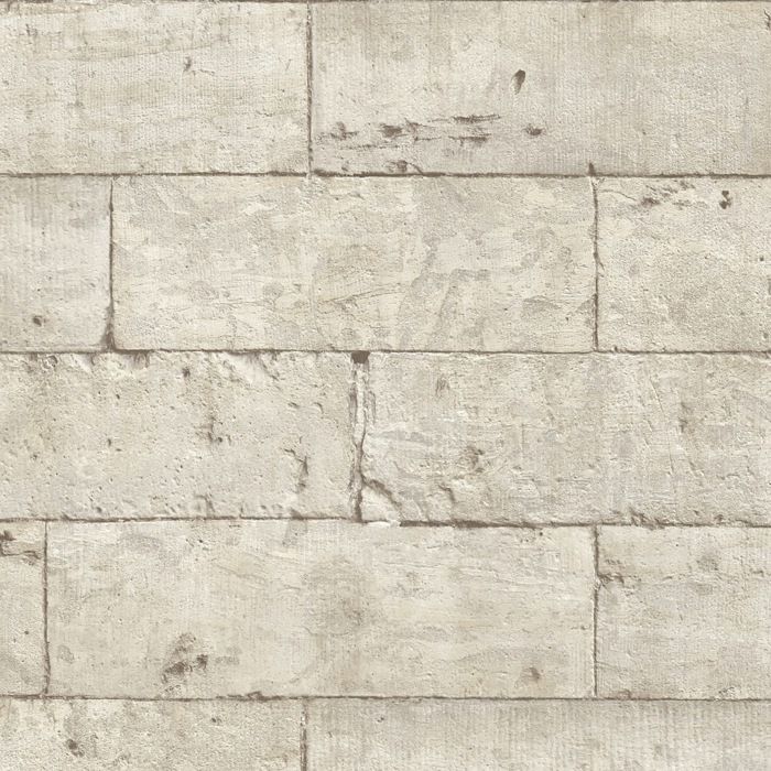 A.S. Creation Pop.up Panel 3D 368471 papier peint adhésif pierre brique 0.52 m x 2.5 m beige