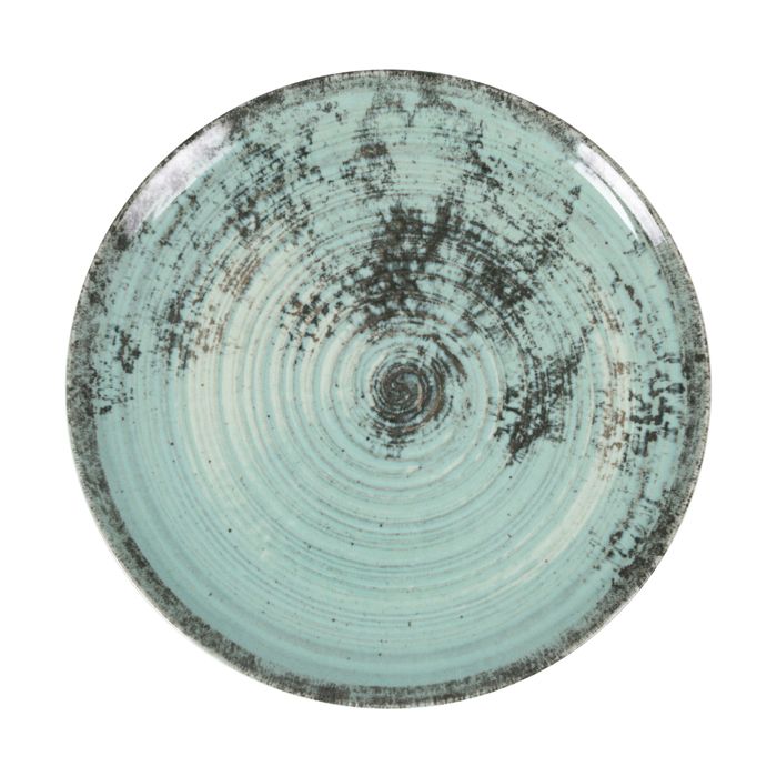 Assiette plate 26cm Aspe Turquoise La Mediterránea - 6 pièces