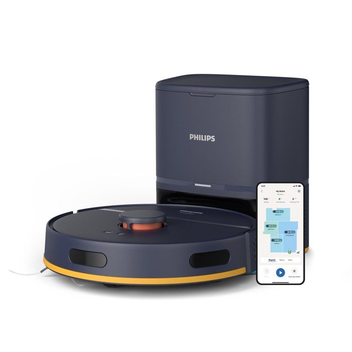 Aspirateur Robot - PHILIPS - Série 2000 XU2100/10 - Vidange Automatique - Navigation Laser - Compatible Wi-Fi Aspirateur Robot - PHILIPS - Série 2000 XU2100/10 - Vidange Automatique - Navigation Laser - Compatible Wi-Fi