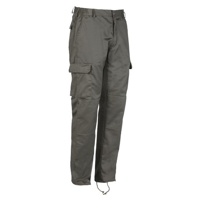 Pantalon cargo basic polycoton Idaho - kaki Pantalon cargo basic polycoton Idaho - kaki