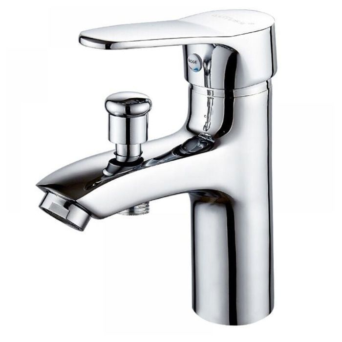 Robinet baignoire robinet monotrou à double usage chaud et froid Alliage Mitigeur de douche robinet salle bain douche YYV