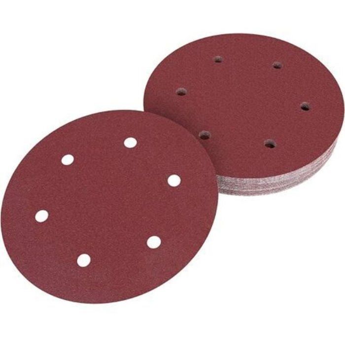 Lot De 2 Protections Pour Plateau De Ponçage 150mm - 49 Trous, Velcro, Pour Disques Abrasifs Auto-agrippants