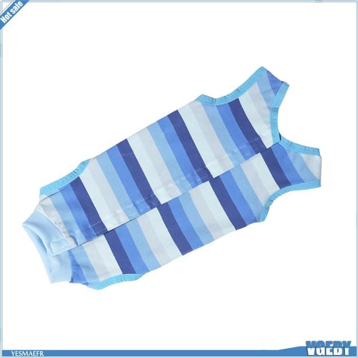 Comparer les prix de VGEBY Costume de récupération pour chien Combinaison De Récupération Pour Chiot Et animalerie blouson Bande de couleur bleue L