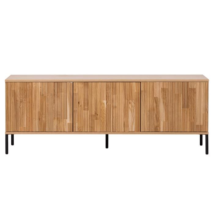 Meuble Tv - Meubles&Design - Meuble TV 150cm en bois de chêne FSC 3 portes MAY Meuble Tv - Meubles&Design - Meuble TV 150cm en bois de chêne FSC 3 portes MAY