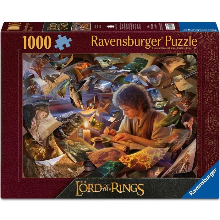 Puzzle - RAVENSBURGER - Le voyage de Frodon - 1000 pièces - 70 x 50 cm - Thème Fantastique