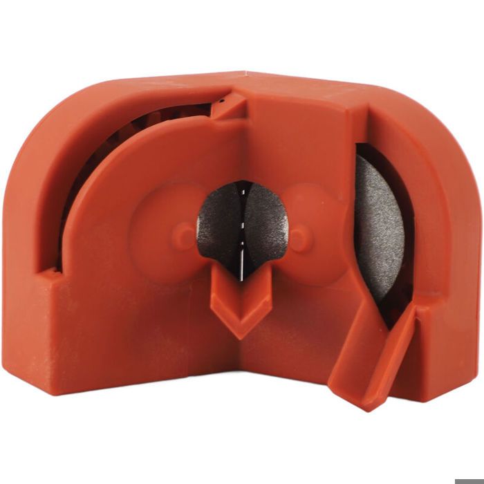 Affûteur de forets orange portable et multifonctionnel pour forets en acier rapide carbure et cobalt