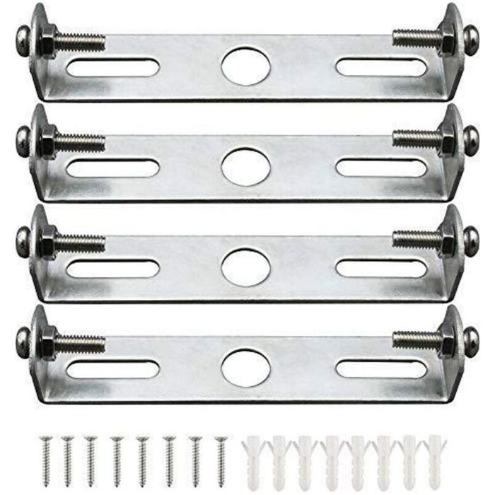 4 Pièces Support de Fixation Plafonnier Plaque de Suspension pour Plafonnier 100mm Support de Plaque de Plafonnier pour Plafonnier d