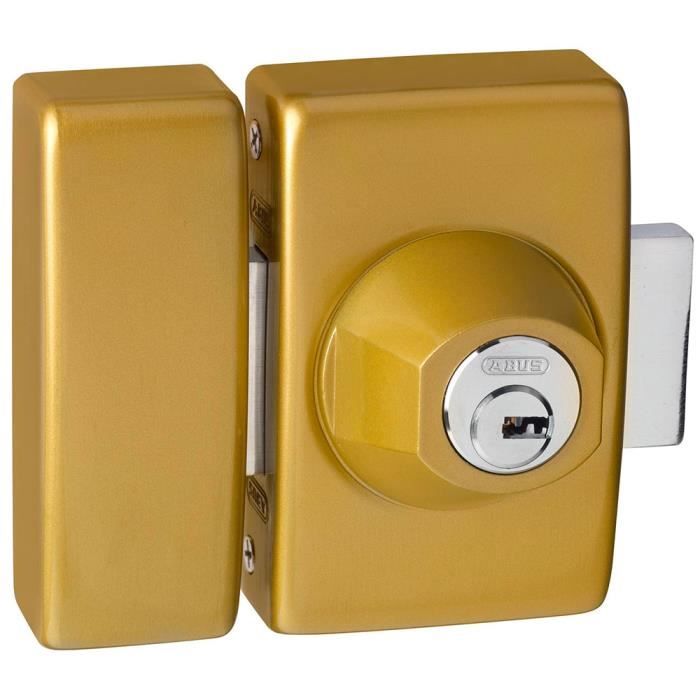 Verrou de sécurité de porte à bouton Cylindre 40 mm Abus