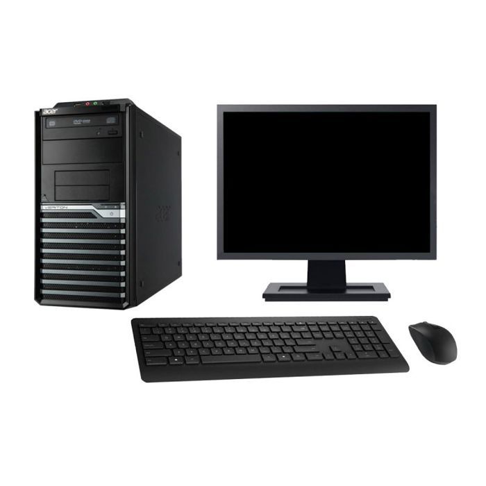 PC Tour Acer M4630G Ecran 27 Intel G3220 RAM 8Go Disque 500Go Windows 10 Wifi - vue 2
