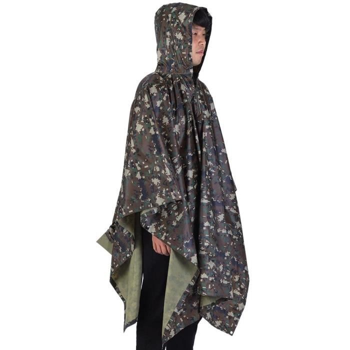 Ensemble Imperméable Camouflage Militaire DPM (Veste Et Pantalon) - Taille XS à 2XL - Vintika