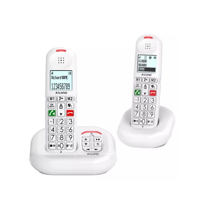 Alcatel Telephone sans fil duo dect blanc - XL685VOICEDUOBLANC