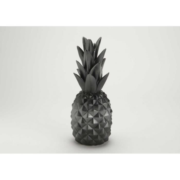 Ananas décoratif en céramique vert H 20cm