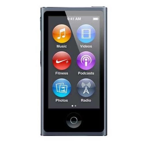 Apple iPod nano 16GB, Lecteur MP4, 16 Go, LCD, Eclairage, Radio FM, Noir