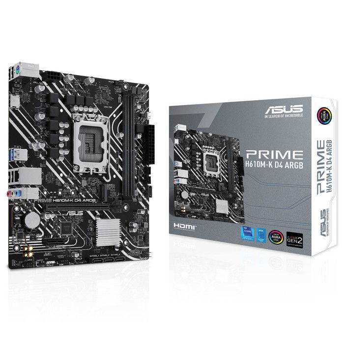 ASUS PRIME H610M K D4 ARGB - vue 6