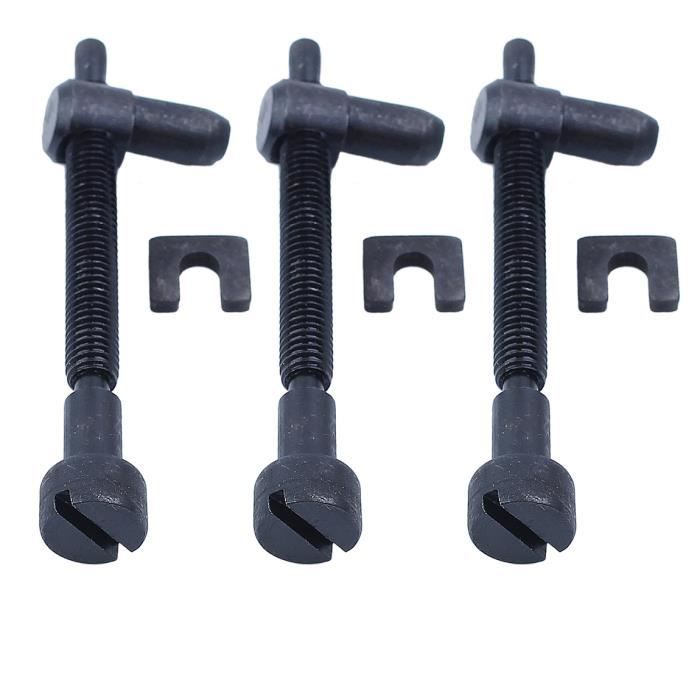 3Pcs / lot Vis de tendeur de réglage de chaîne pour Husqvarna 61 66 266