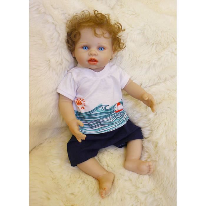 bébé reborn garçon en silicone