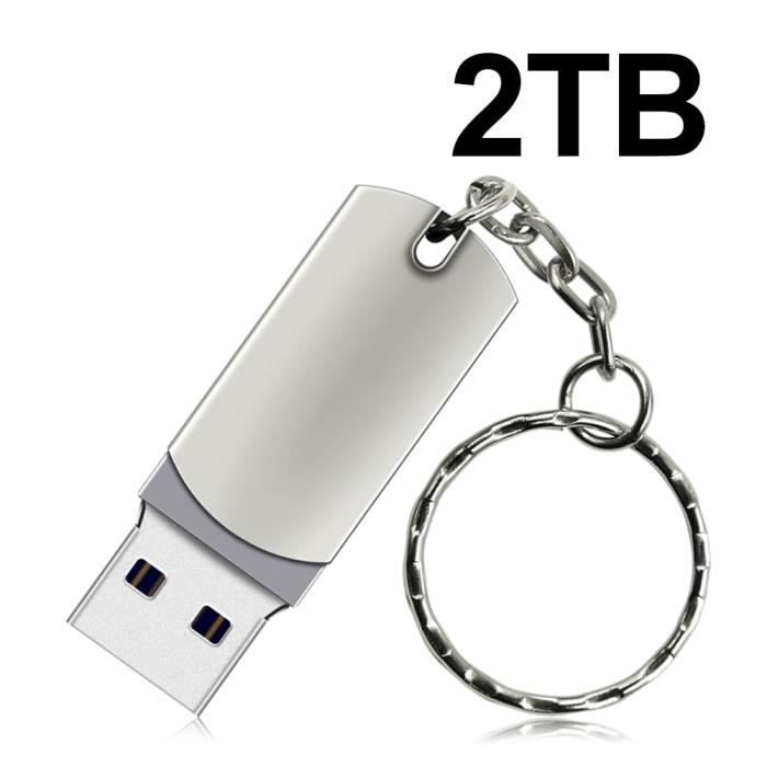 Clé USB en métal à haute vitesse - Support à mémoire - Nouveau lecteur Flash Portable - 2 To