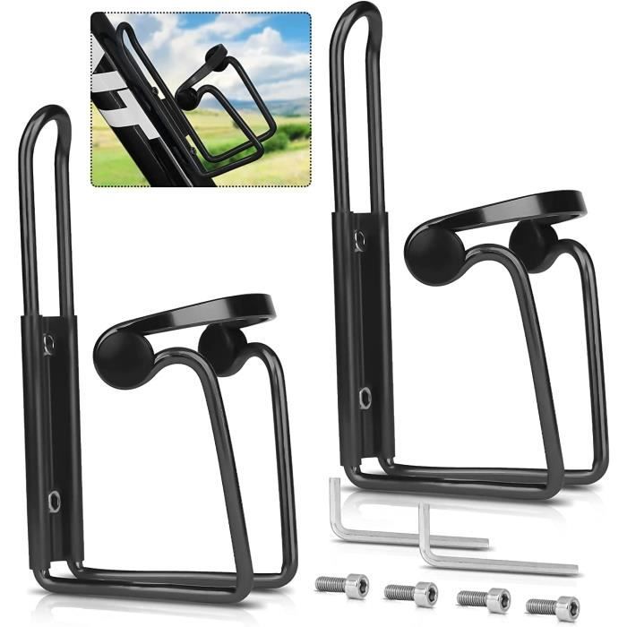 Porte-bidon De Vélo En Plastique - Ultra-léger (48 G), Universel - Pour VTT, Vélo De Route, Ville, Avec Vis Et Clé Fournies