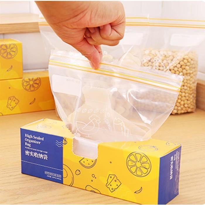 Sac en plastique avec fermeture outlet