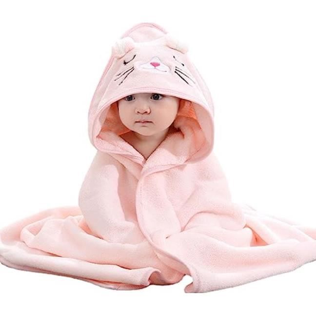 Serviette À pour Bébé Cape de Bain Bébé À Capuche Serviette de Bain Bebe  Cape de Bain Bebe Doux Avec Gant de Toilette Bebe - Cdiscount Puériculture  & Eveil bébé