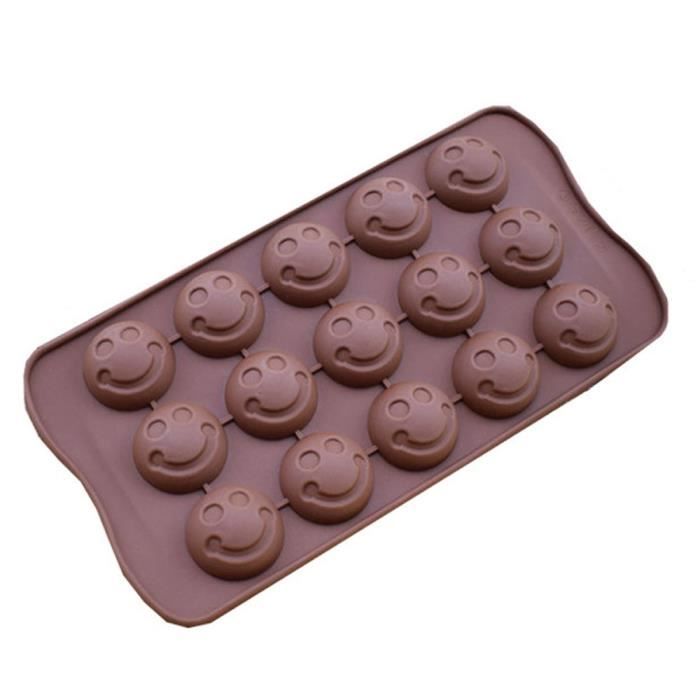 Poi 15 Trous Smiley Visage Cuire Moule Gateau Au Chocolat Biscuits Bonbons Moule Silicone 6 Achat Vente Moule Poi 15 Trous Smiley Visage Cdiscount