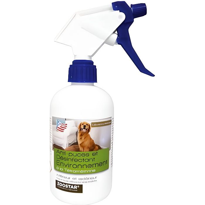 Zoostar Anti-Puces et Désinfectant Environnement à la Tétraméthrine 250ml