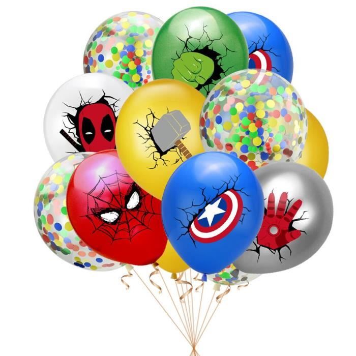 Ballons En Latex Avec Confettis Spiderman Hulk 1 Ensemble Banderole De Joyeux Anniversaire Decoration De Fete Ballon Fa Cdiscount Maison Ballons En Latex Avec Confettis Spiderman Hulk 1 Ensemble Banderole De Joyeux Anniversaire Decoration De Fete Ballon Fa Cdiscount Maison
