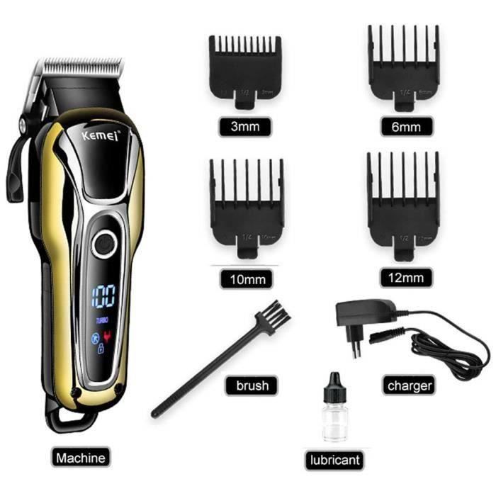 KIN Tondeuse Cheveux Homme, Rasoir électrique sans Fil Rechargeable Rasoir  Professionnel Tondeuse à Barbe toilettage Machine - Cdiscount Electromenager