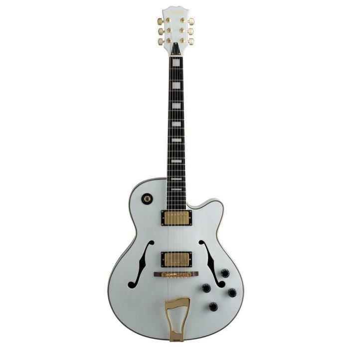 STAGG Guitare Electrique Jazz Semi-Ac. Violinburst