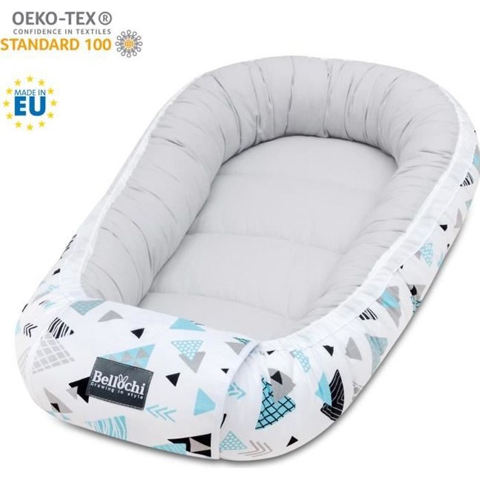 Bellochi Reducteur De Lit Bebe Cale Bebe Pour Lit Cocon Bebe 100 Coton Oeko Tex 90 X 60cm Nid De Bebe Baby Nest Tresor Cdiscount Puericulture Eveil Bebe