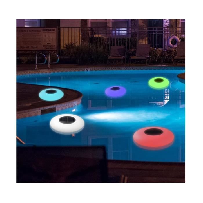 Lampe Flottante Piscine Solaire, Lumière de Piscine Flottante, Lampes