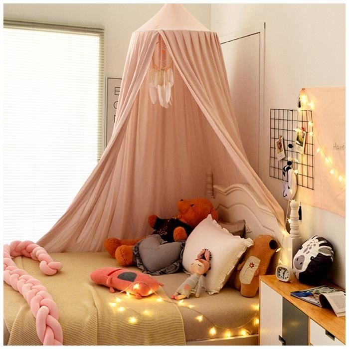 Ciel De Lit Pour Fille Garcon Exterieure D Interieur Pink 1 Hauteur 2 5m Achat Vente Ciel De Lit Bebe Cdiscount