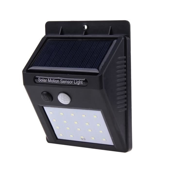 Lampe Solaire - My09151 - 30 LED - Etanche IP65 - Détecteur de Mouvement - Eclairage Extérieur