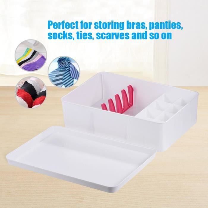 Boite De Rangement Soutien Gorge Culotte Bac Diviseur Sous