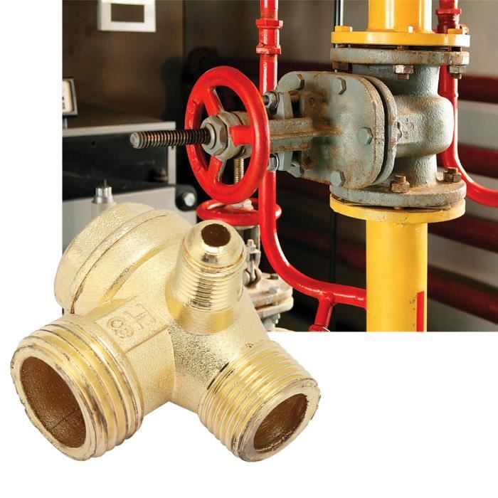 14 Unibell Filetage mâle 90 degrés en Laiton compresseur dair Clapet Anti-Retour de pièces de Rechange 20 10 mm 