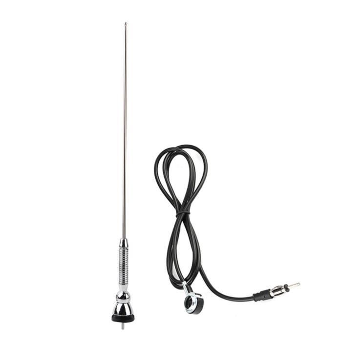 Universel 18,5 pouces Antenne de Voiture Autoradio Antenne AM / FM 76-108 MHz