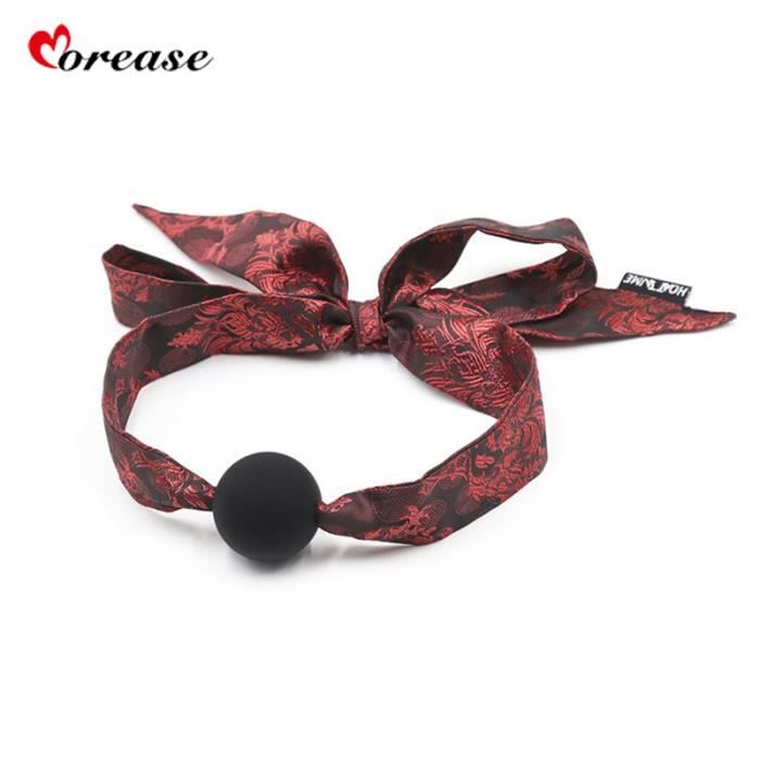 Capuchon PVC/cuir Avec Harnais Et Dildo Amovible - Gag De Bouche - Pour Jeux BDSM Adulte