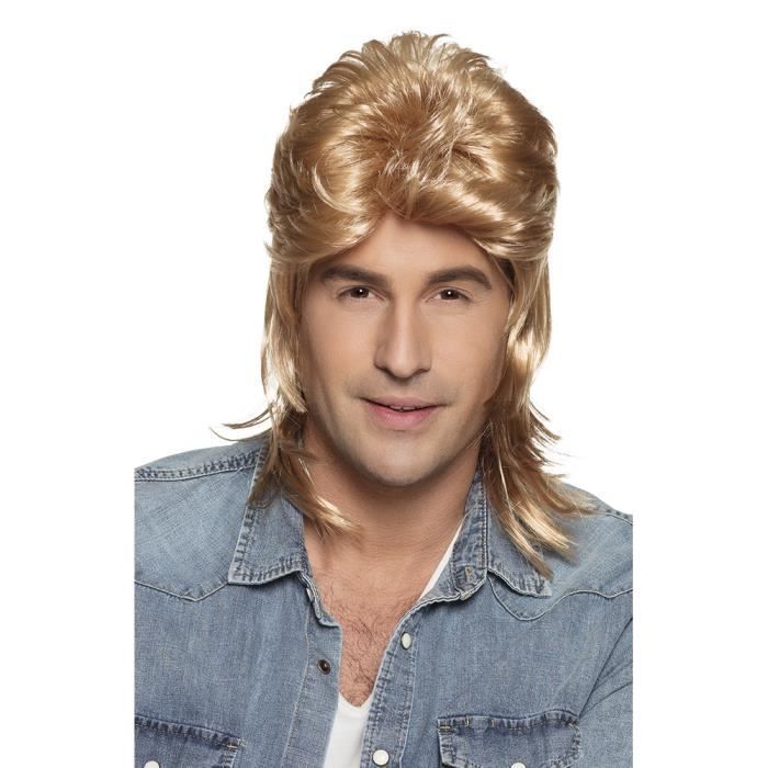 Perruque cheveux mi long homme store