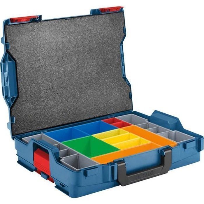 Coffret de transport BOSCH PROFESSIONAL BOXX 102 12 casiers Flexible Compatible Sortimo