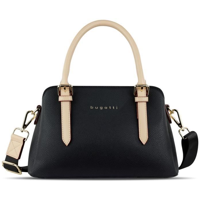 Sac à main - BUGATTI - Ella 30 cm - Bandoulière - Noir Sac à main - BUGATTI - Ella 30 cm - Bandoulière - Noir