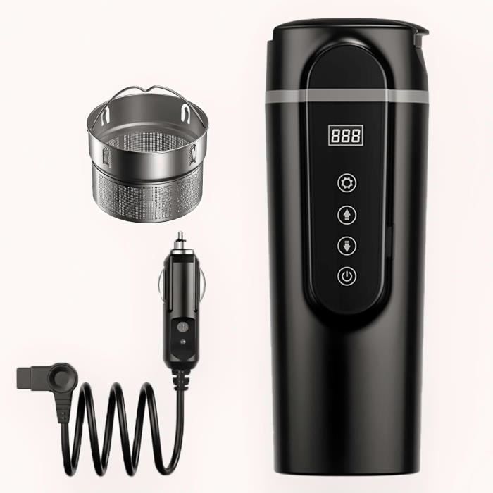 Bouilloire électrique pour voyage - Bouilloire électrique portable pour voiture 350 ml