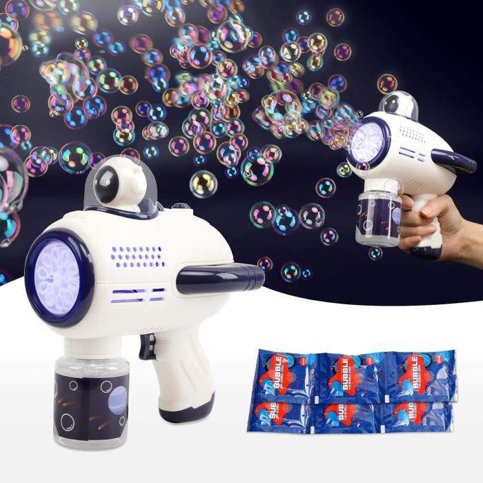 Pistolet À Bulles Électrique Pour Enfants, Machine À Bulles Automatique