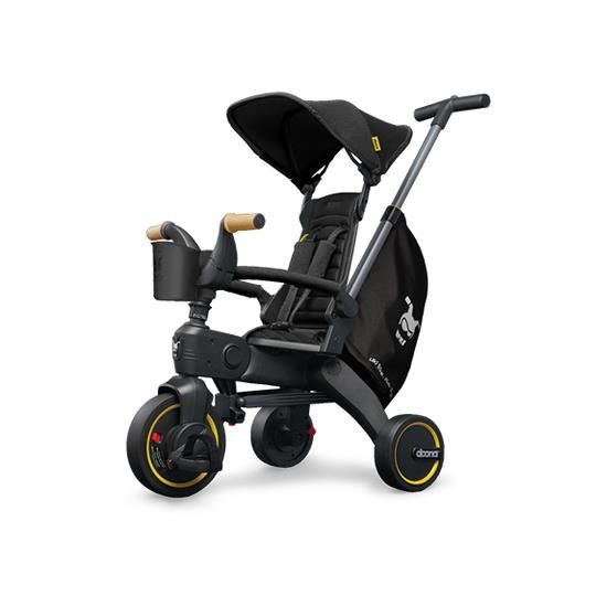 Tricycle pliant DOONA LIKI S5 Nitro Noir - Enfant 10 mois à 3 ans - DOONA - Compact - 3 roues