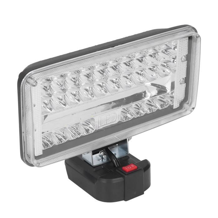 Lampe de travail sans fil YEX-BUR lithium-ion 40 W 4200 lm pour batterie Dewalt