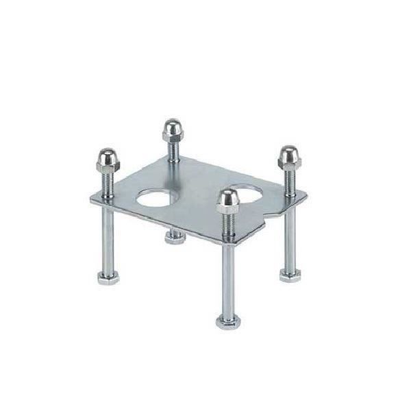 plaque de fondation a sceller pour colonnette alu faac 737630 cdiscount jardin